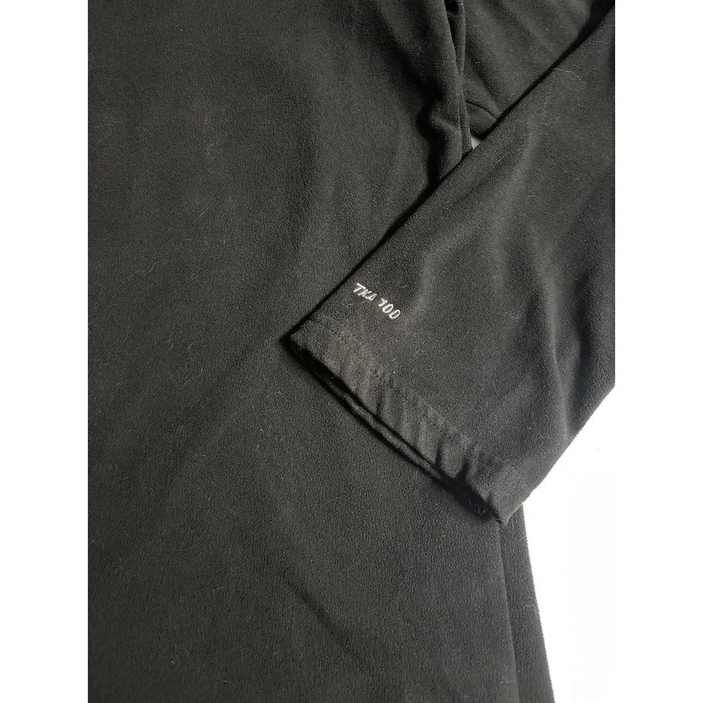 The North Face TKA 100 Fleece Black Pullover (Large)